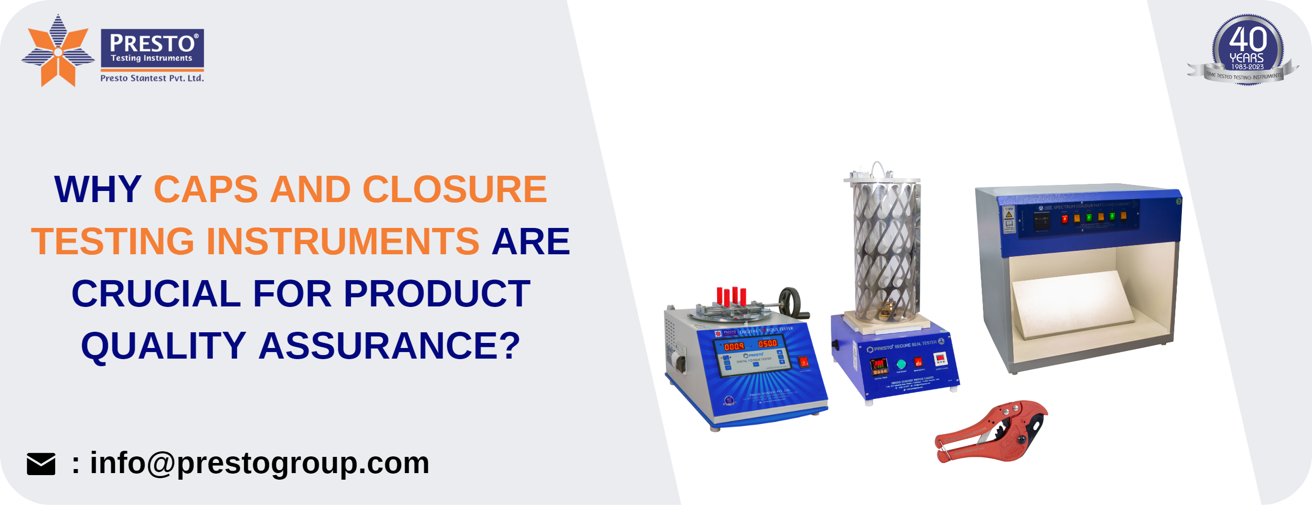 Why Caps and Closure Testing Instruments are Crucial for Product Quality Assurance?
