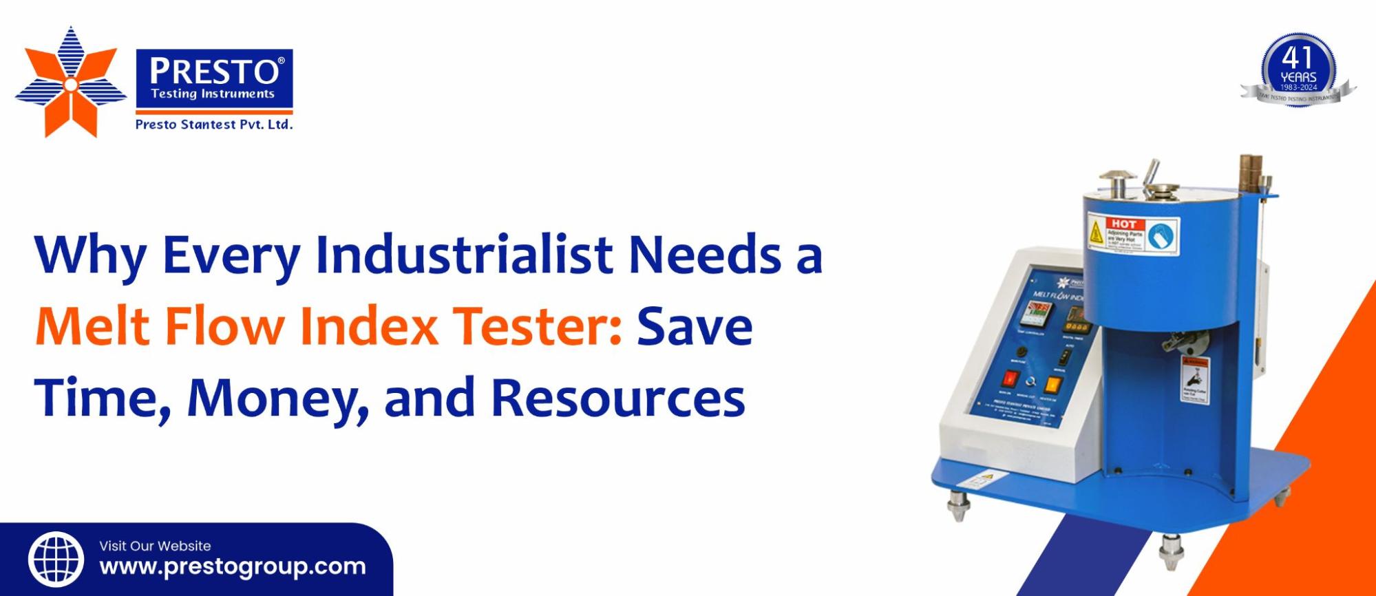 Why Every Industrialist Needs a Melt Flow Index Tester: Save Time, Money, and Resources