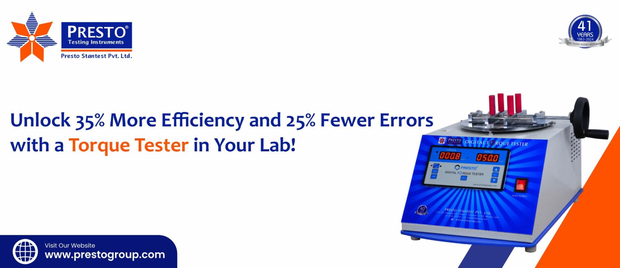 Unlock 35% More Efficiency and 25% Fewer Errors with a Torque Tester in Your Lab!